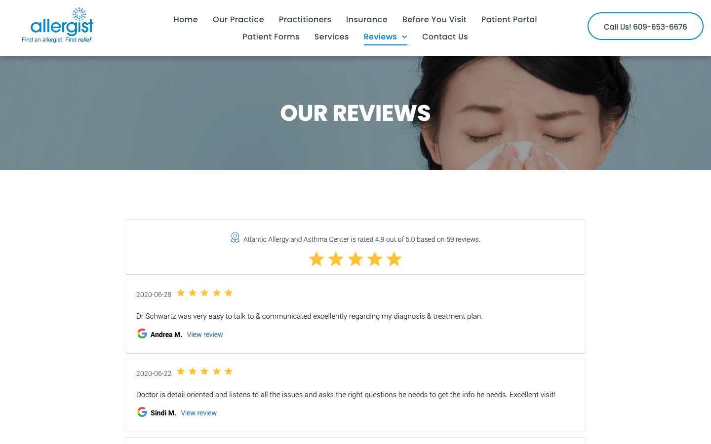 Portfolio Atlantic Allergry and Asthma Center
