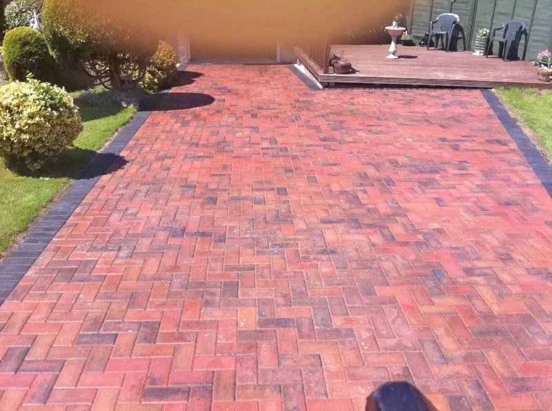 red brick laying