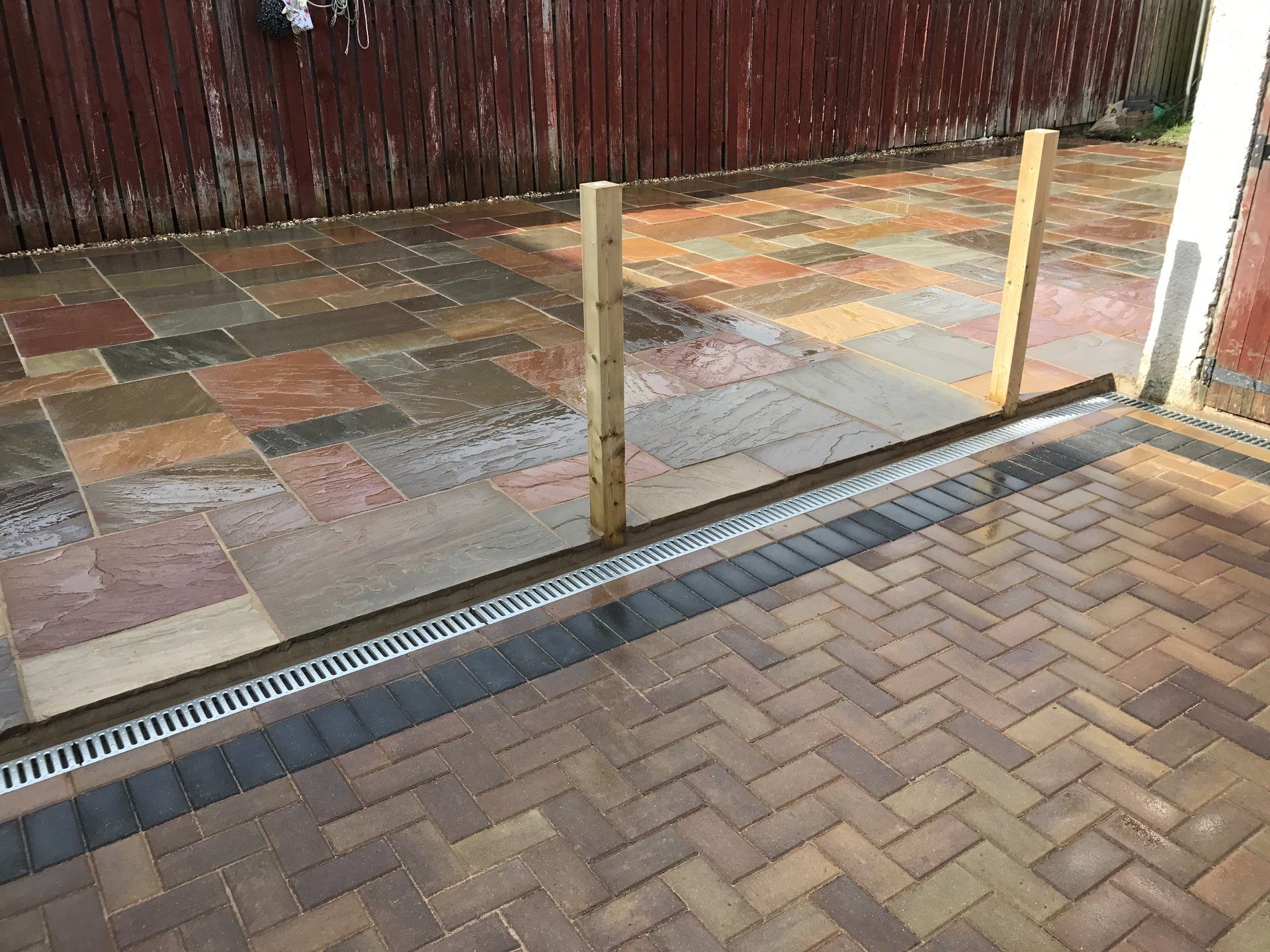 patio laying