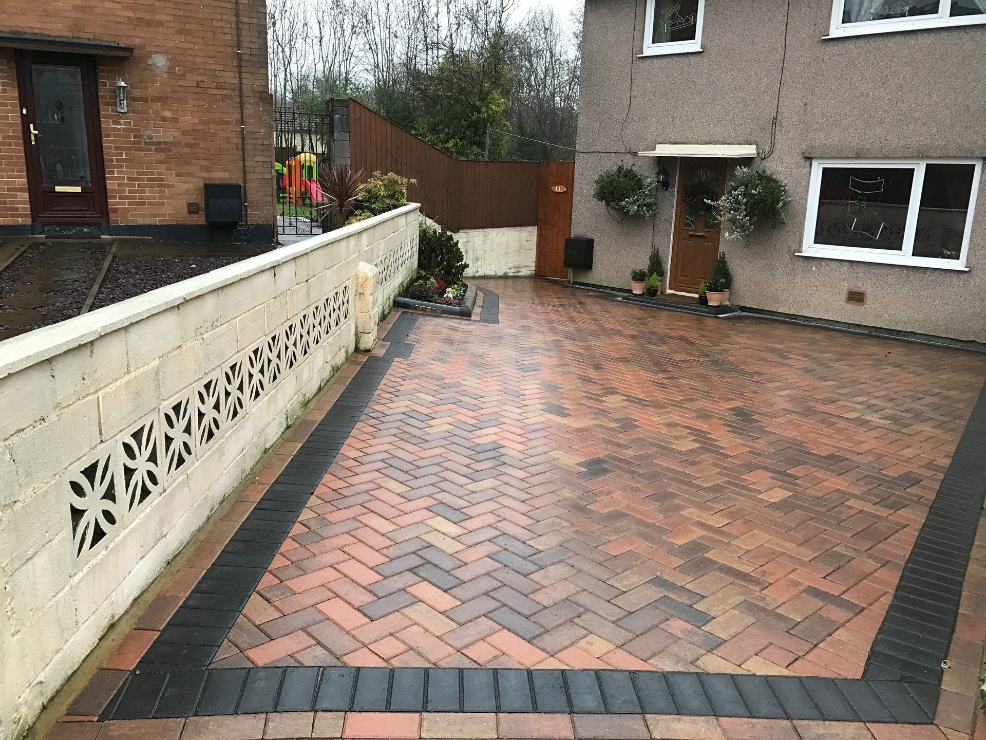 patio laying