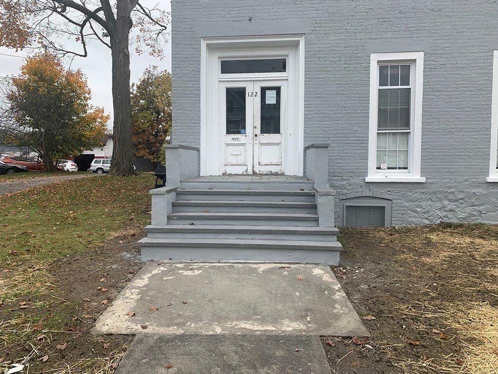 After Rebuilt of Commercial Stair — Middletown, NY — Creative Touch Landscaping & Supply
