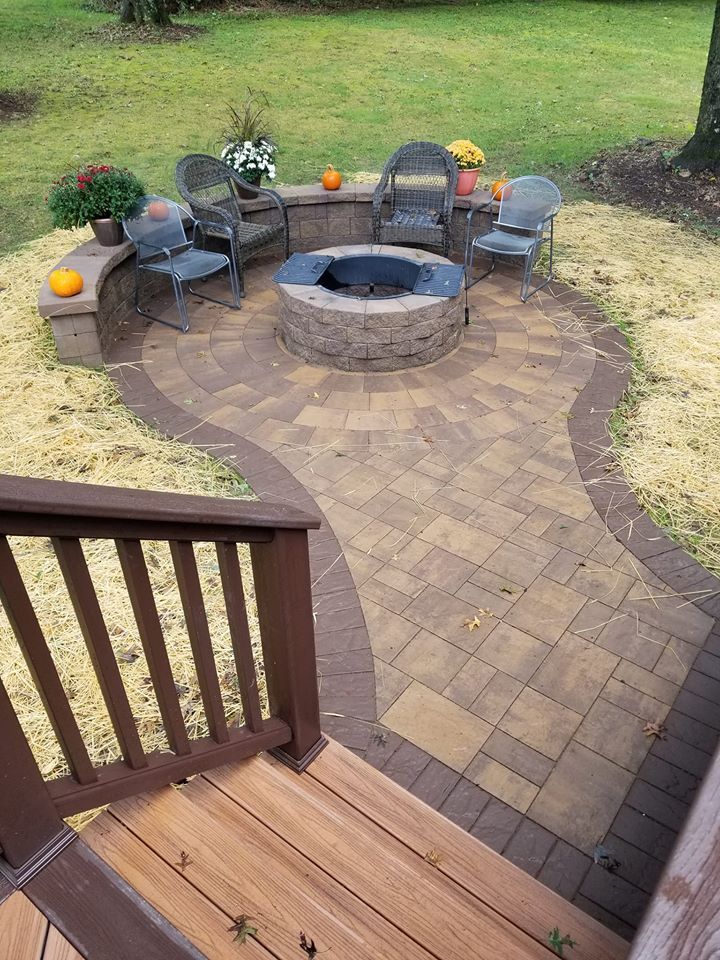 Outdoor Fireplace — Pine Bush, NY — Creative Touch Landscaping & Home Improvement Inc.