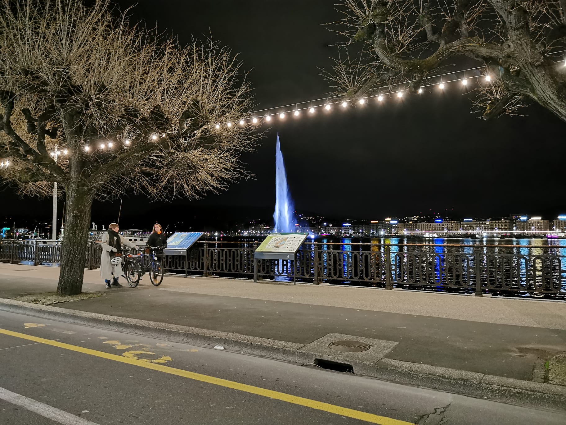quais de genève avec le jet d'eau