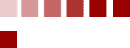 Eine Reihe roter Quadrate auf weißem Hintergrund.