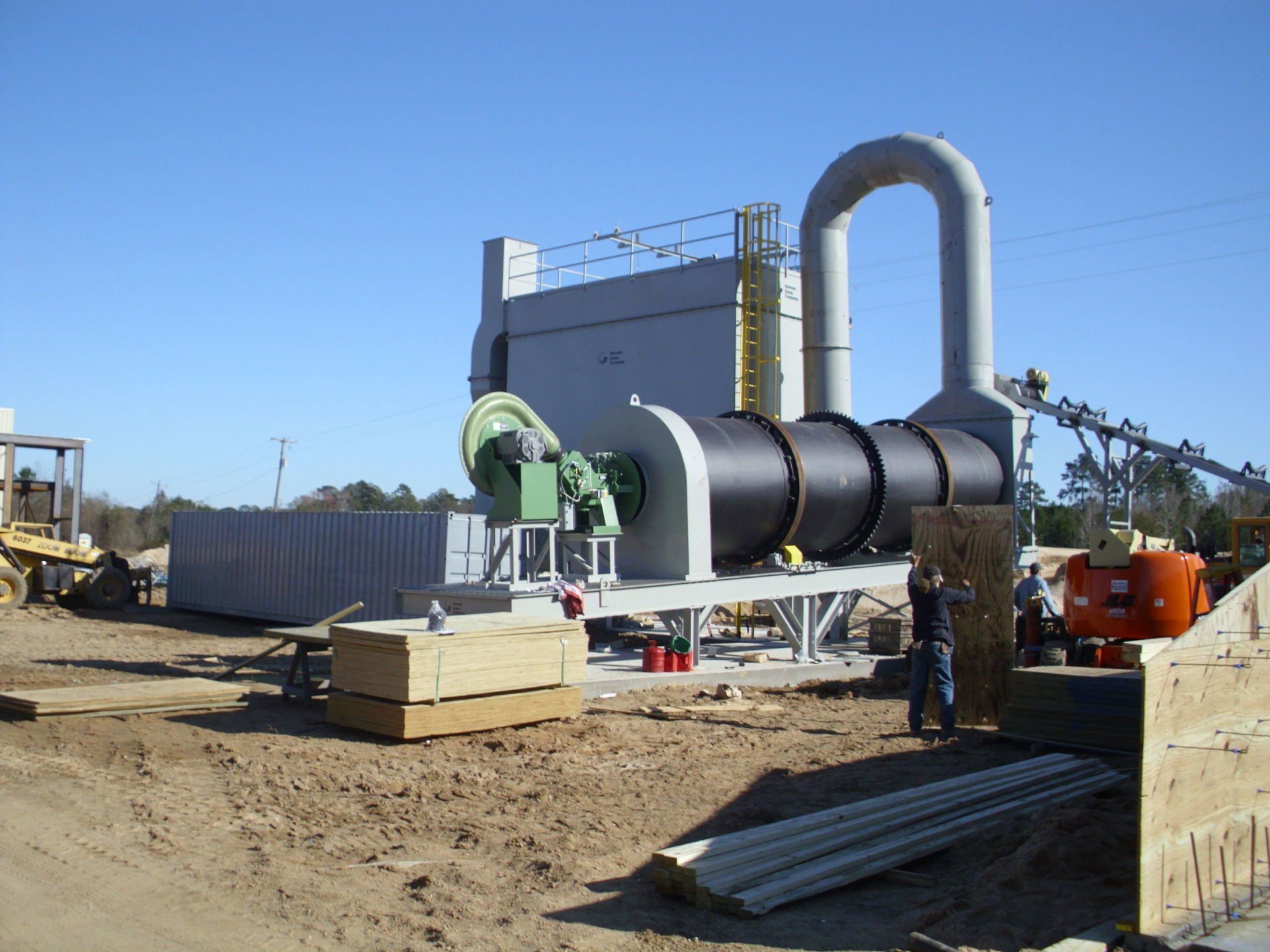 sand drying equipment