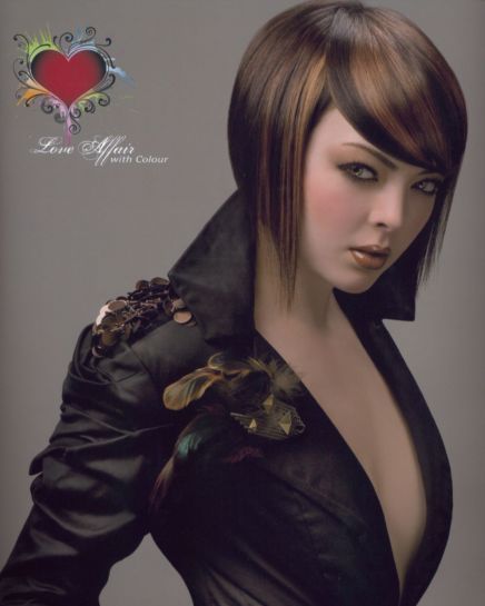 dark haired woman