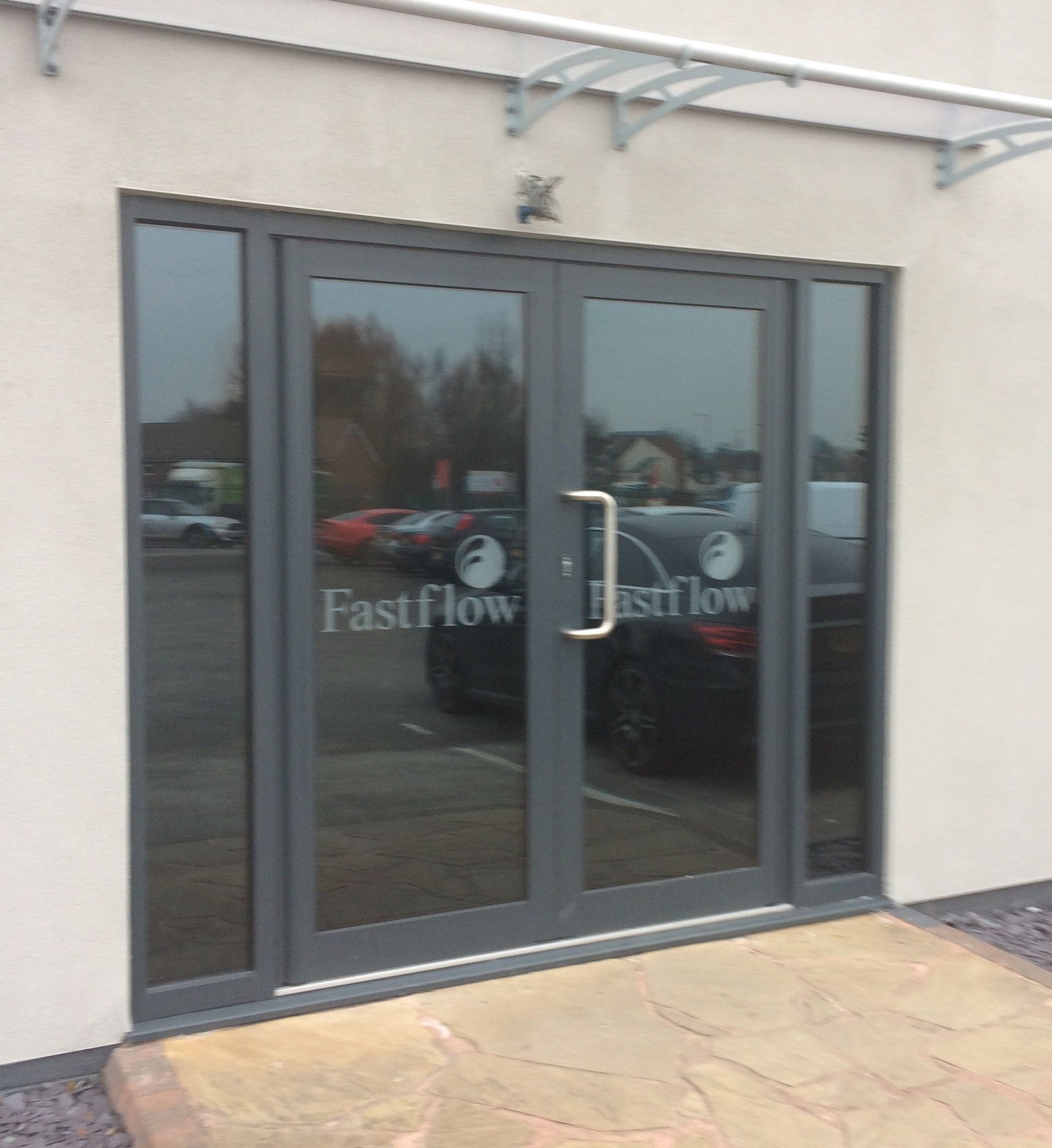 glass doors