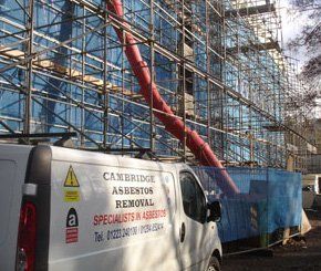 Asbestos removal - Ipswich, Bury St Edmunds - Cambridge Asbestos Removal Ltd - Van Van