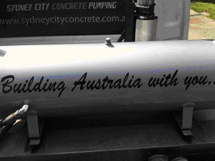 pump that says building australia with you