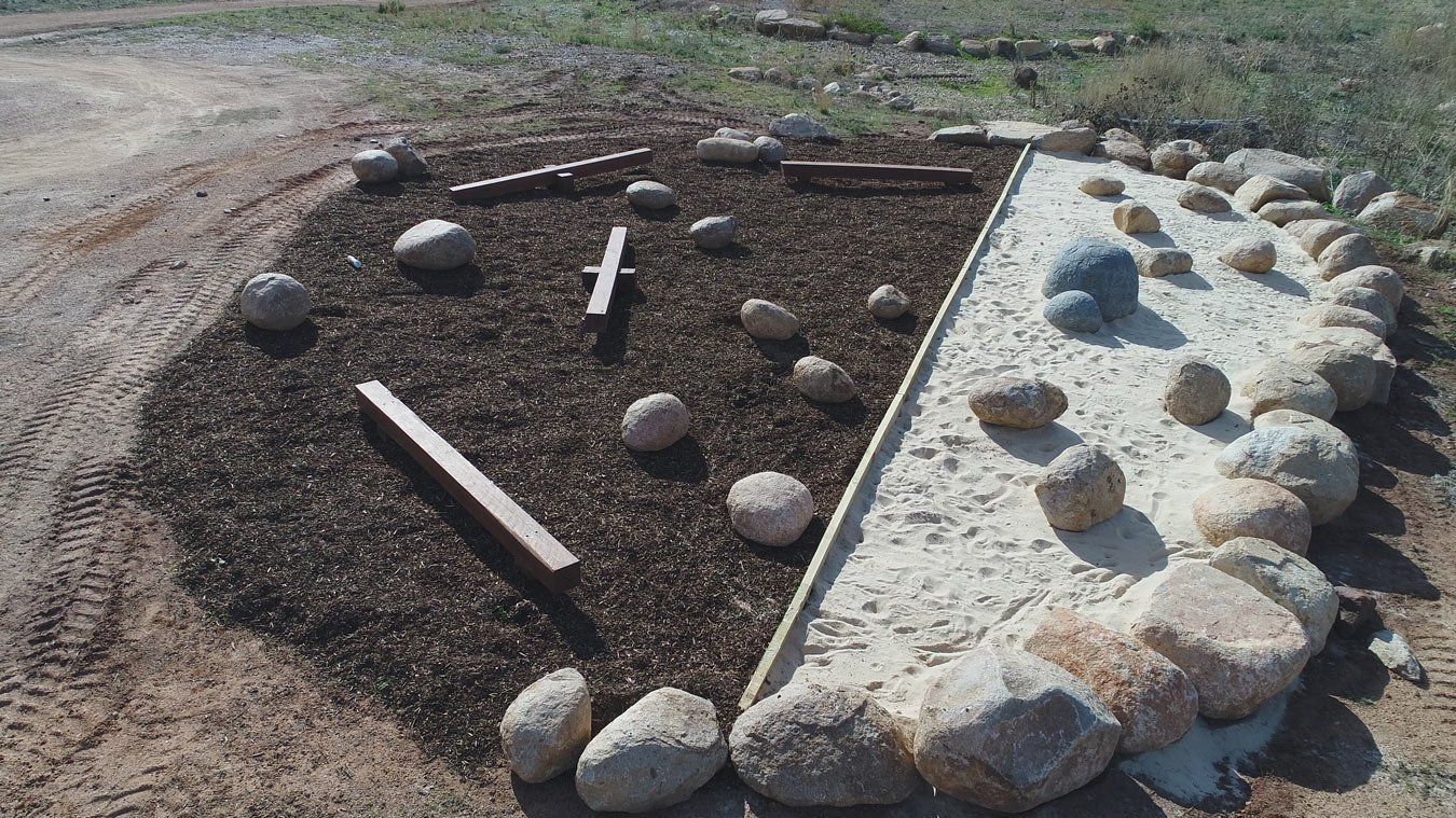 decorated stones