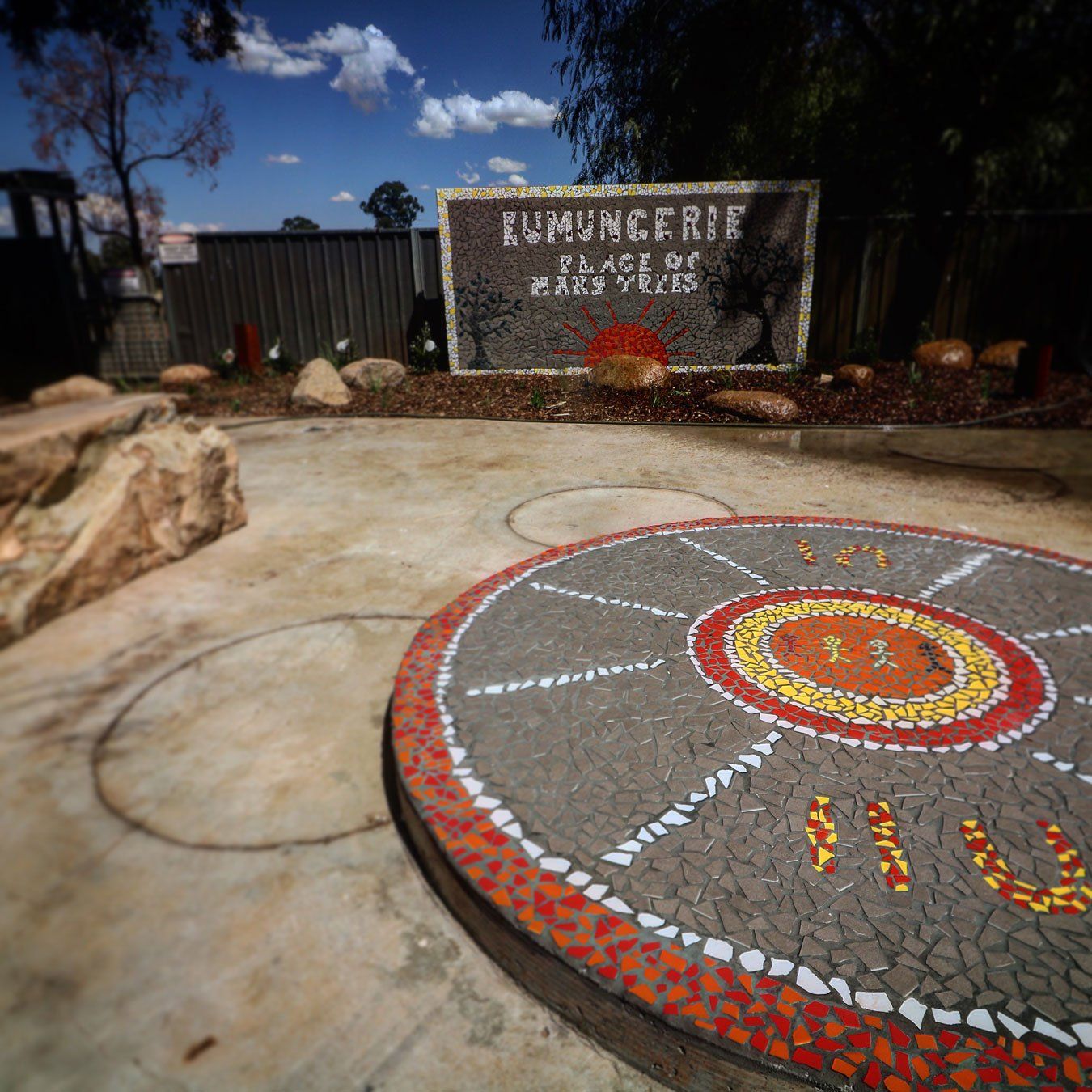 decorated stones