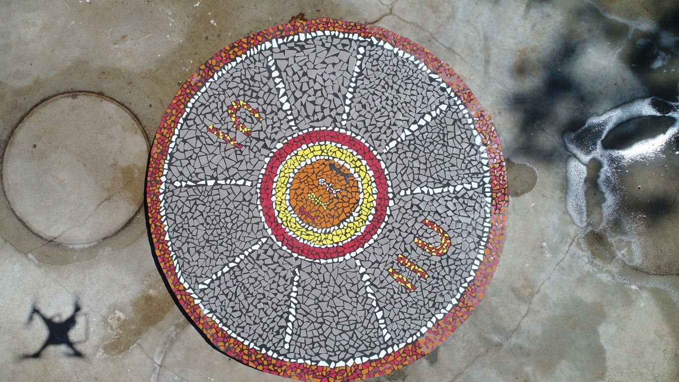 decorated stones