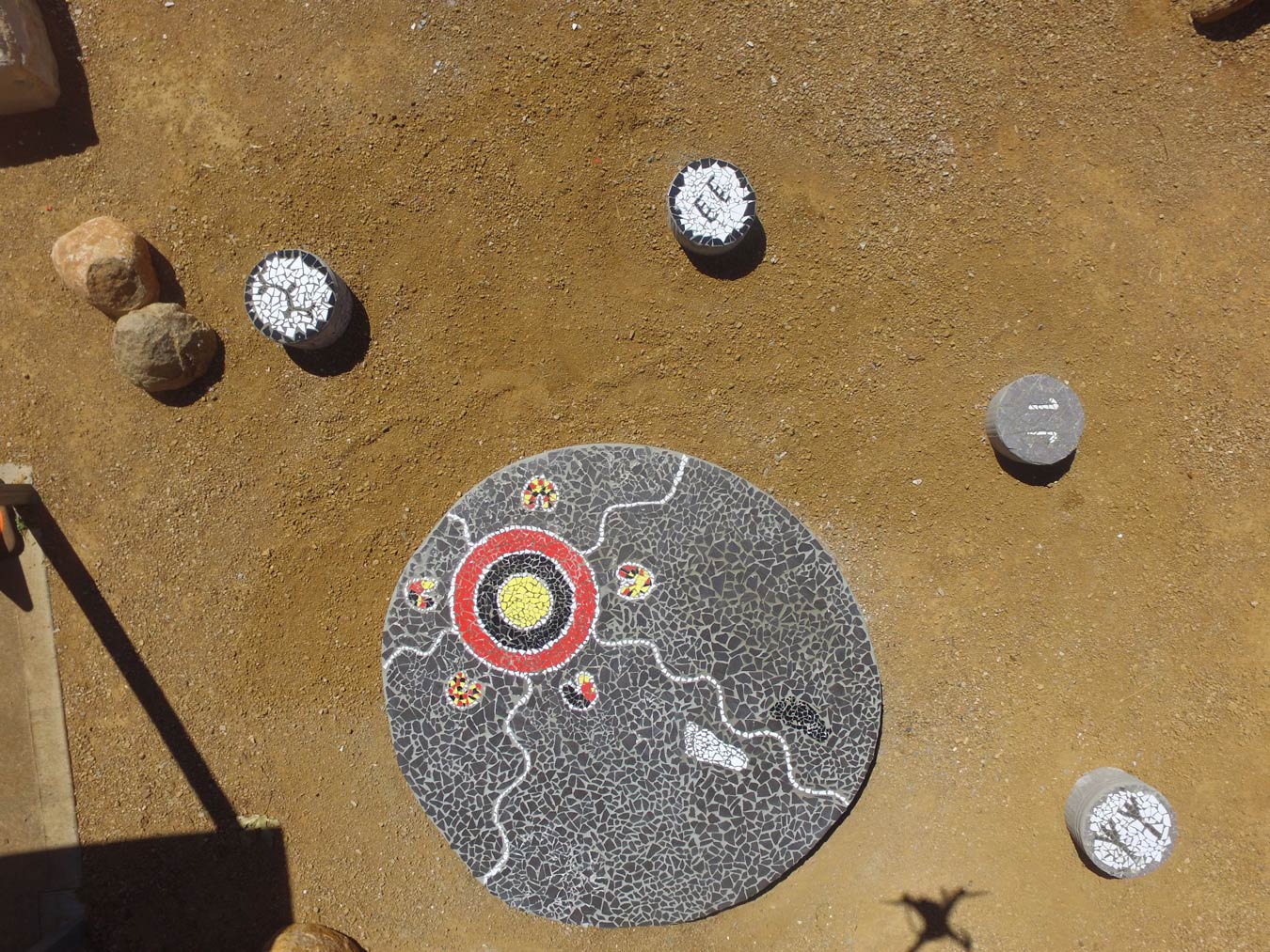 decorated stones
