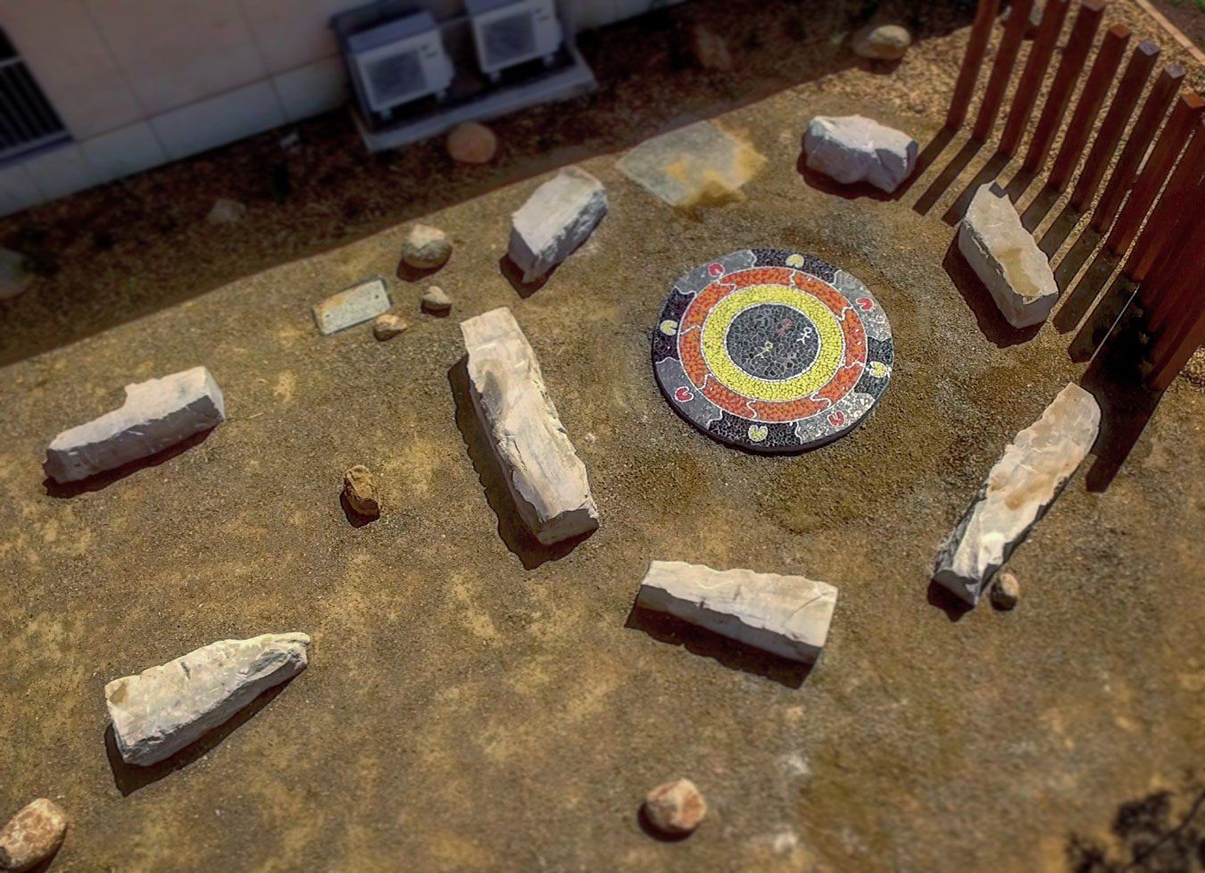 decorated stones