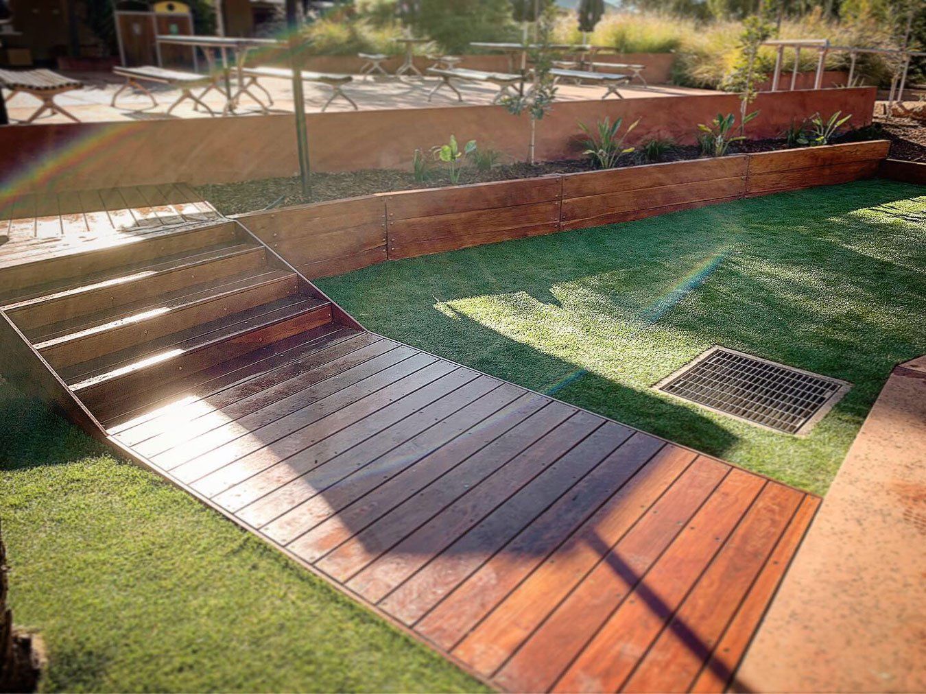 wooden path