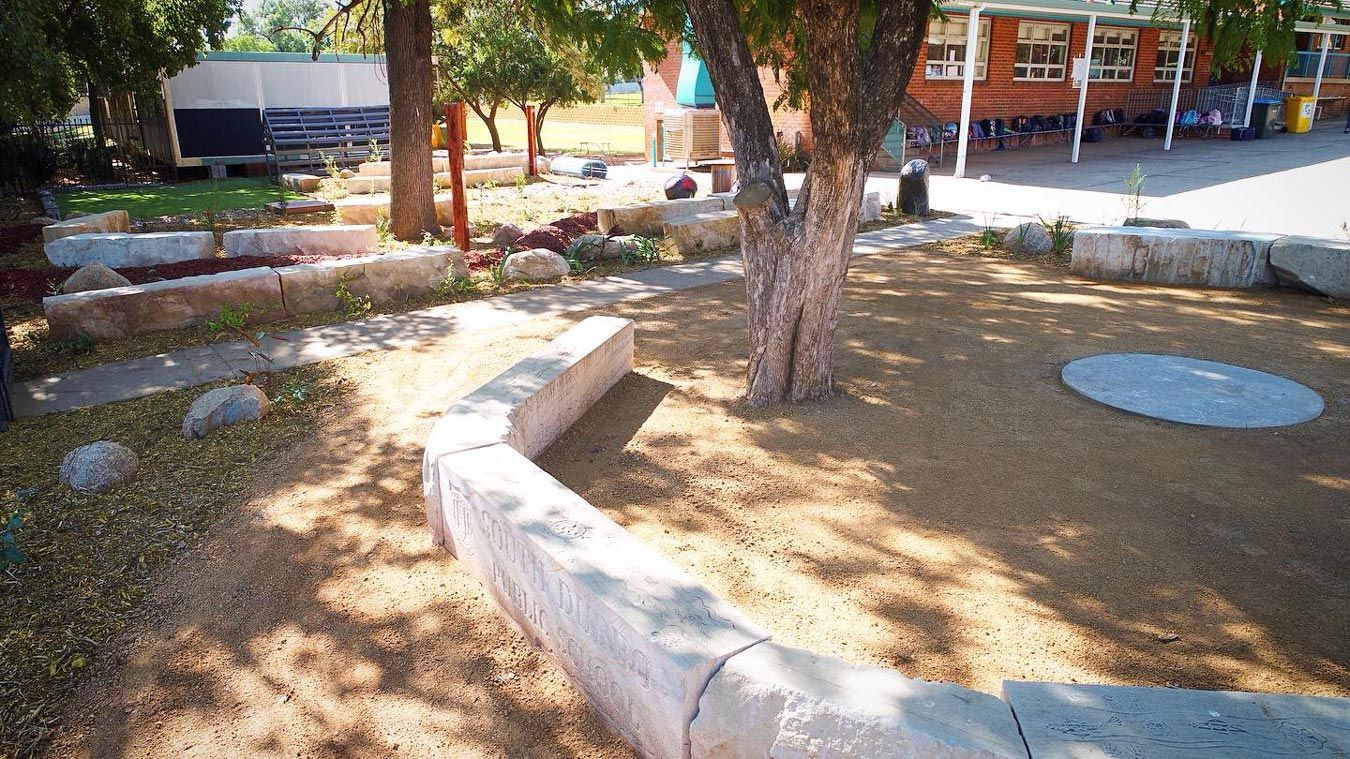 stone border