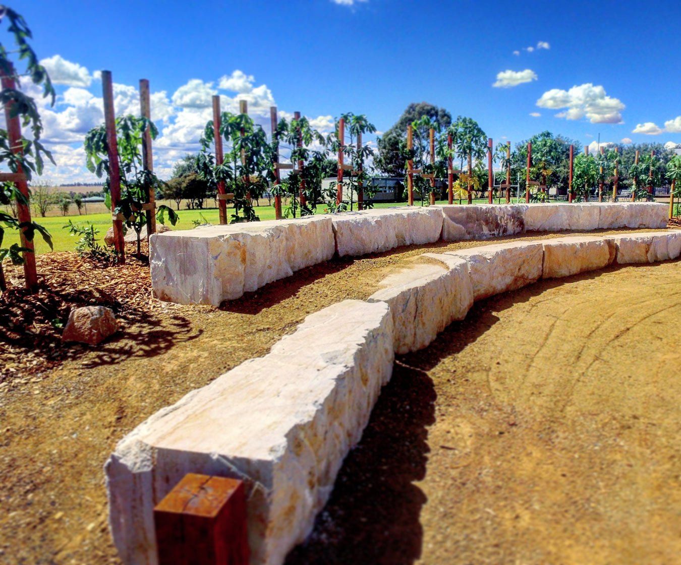 stone fence