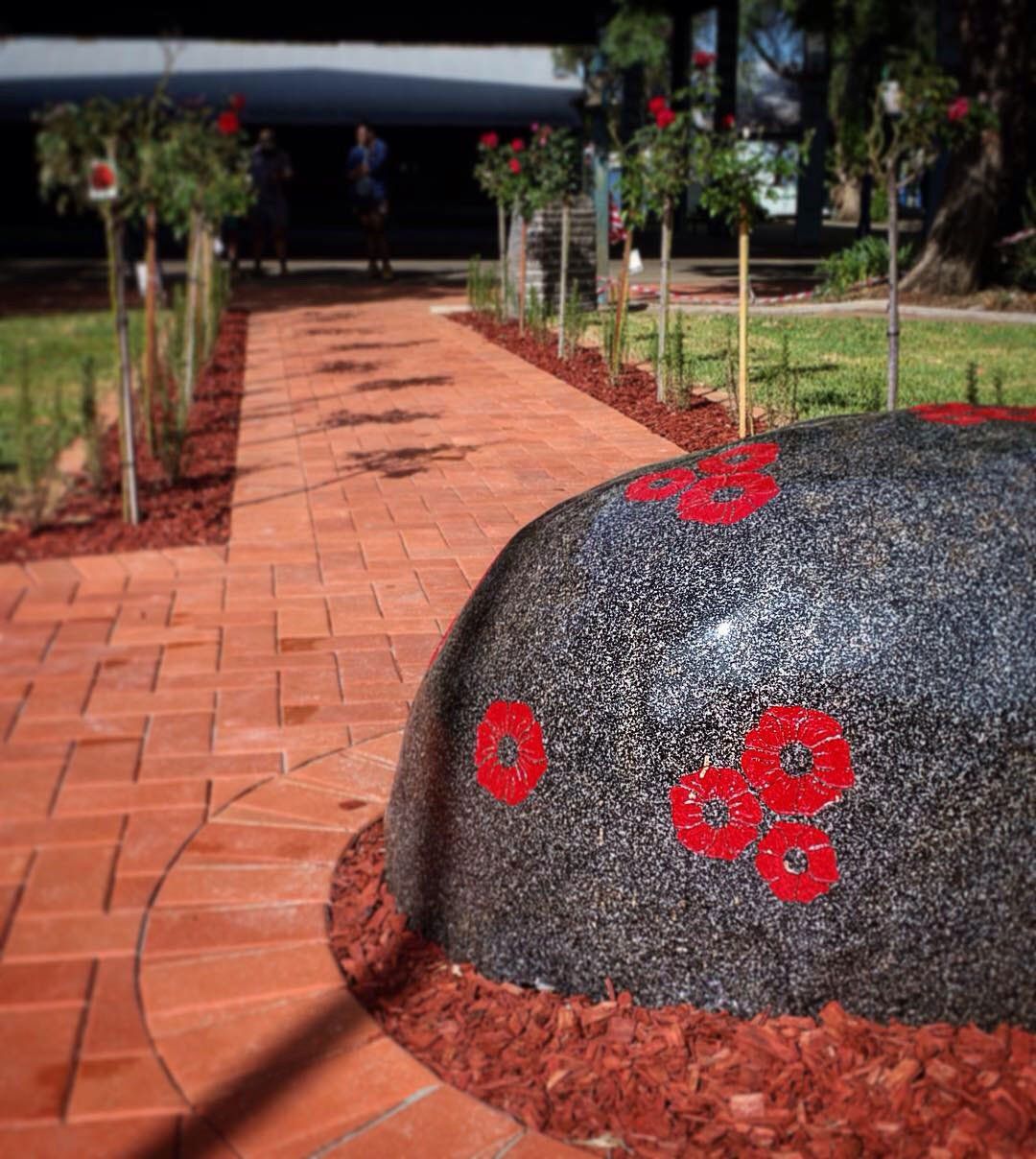 stone in stone pathway