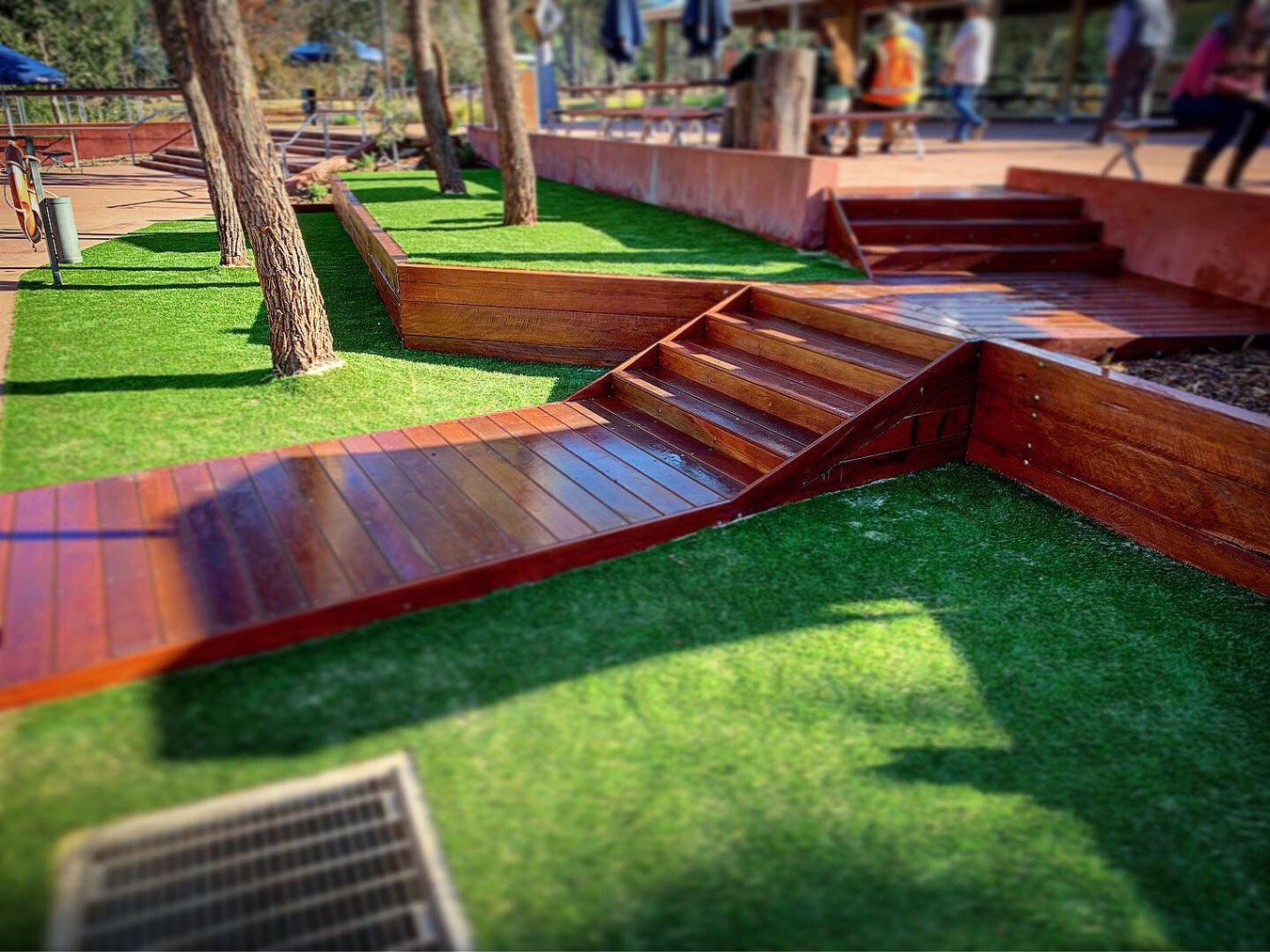 wooden path