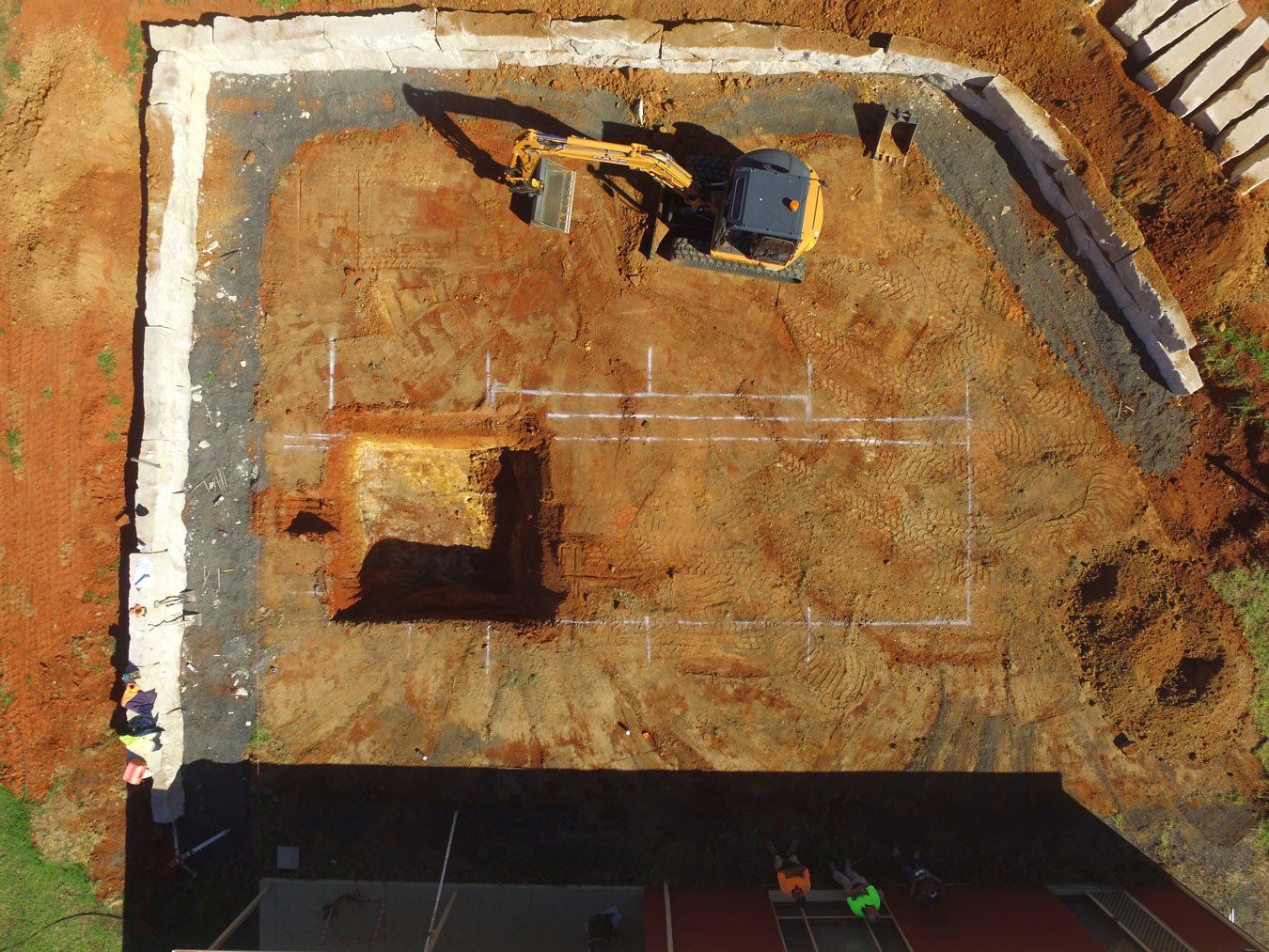 site top view