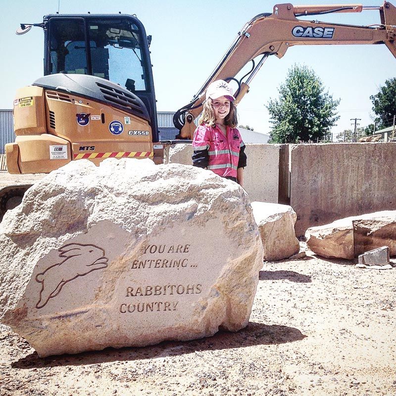 Stone Engraving- stones sign
