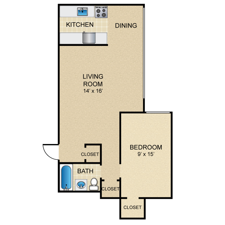 One_BedroomB