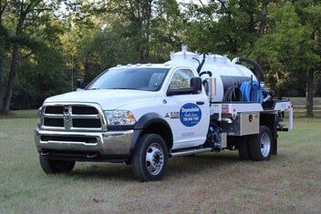 White Truck - Portable Restroom in Thomson, GA White Truck - Portable Restroom in Thomson, GA