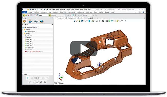 ZW3D Mold Design - Parting ZW3D Mold Design - Parting