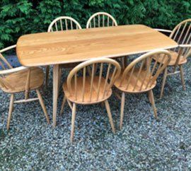 wooden dining set