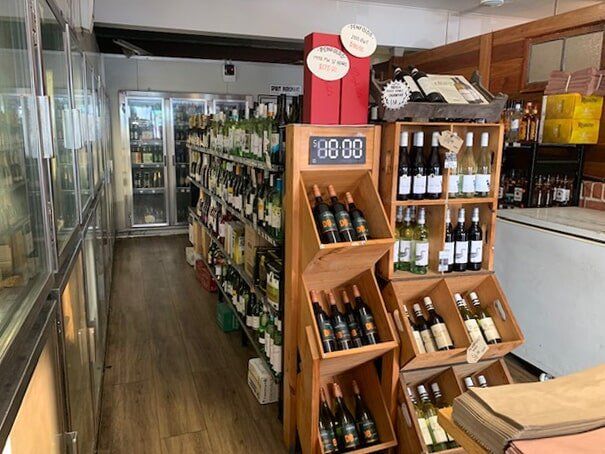 Wine Display — Café & Bottle Shop Fingal Bay, QLD Wine Display — Café & Bottle Shop Fingal Bay, QLD