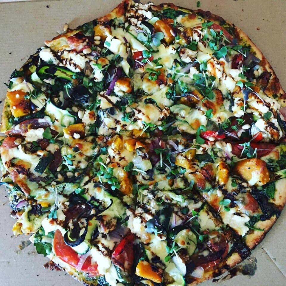 Vegetable Pizza — Café & Bottle Shop Fingal Bay, QLD