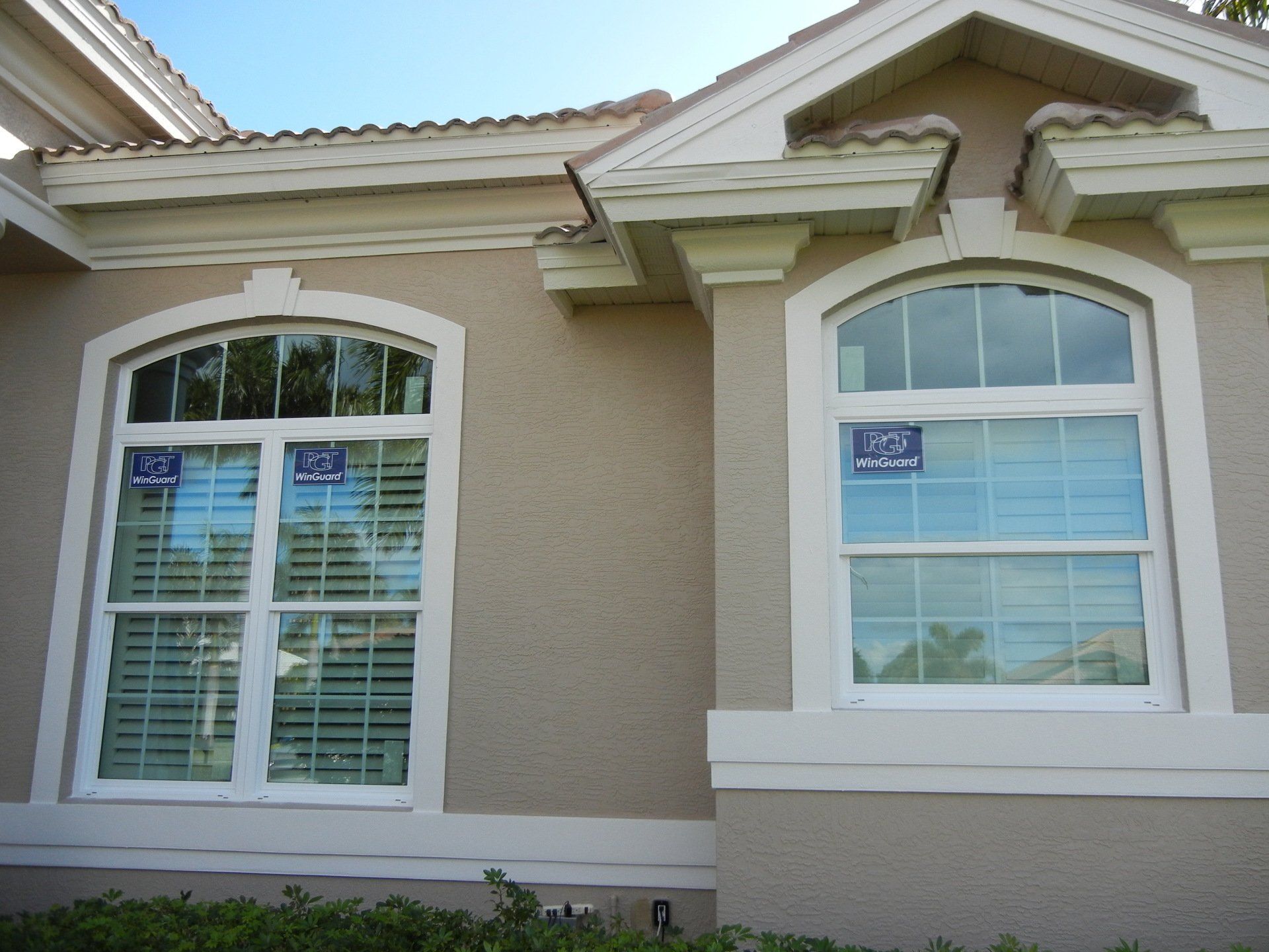 Window with Roller Blinds — Fort Myers, FL — Storm Shutter Warehouse