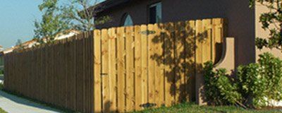 wood fence