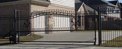 iron fence and gate