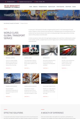 Services Page Design