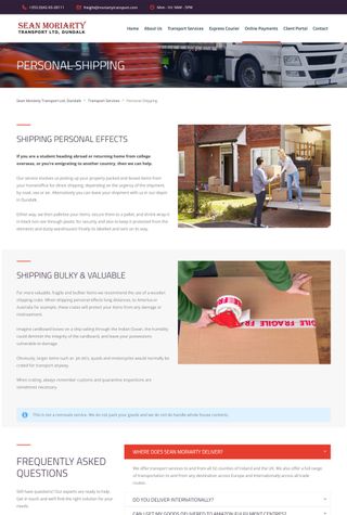Single Service  Page Design