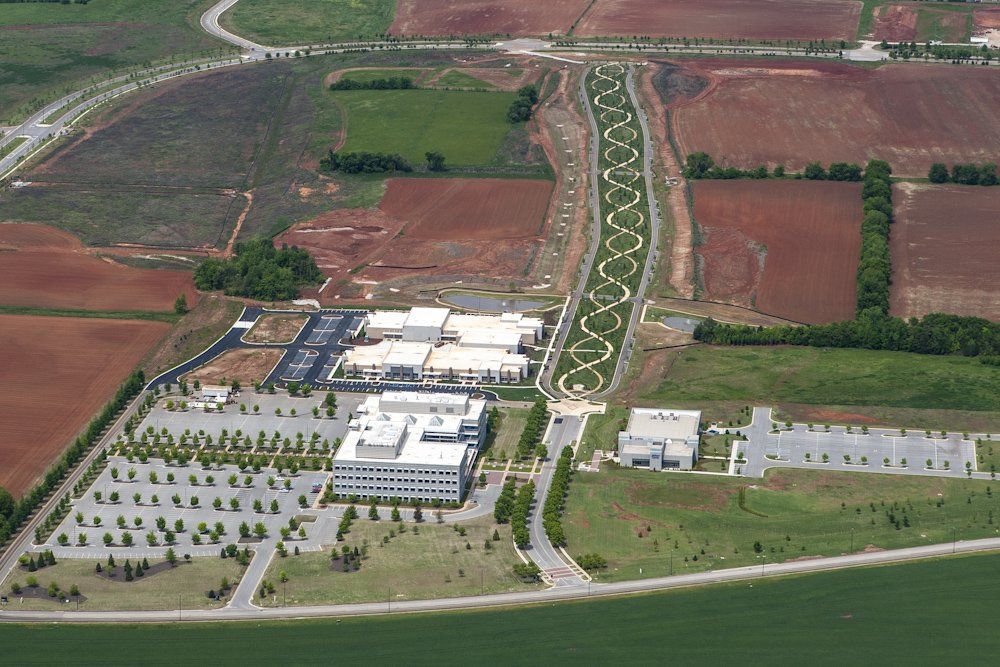 Hudson Alpha Campus — Aerial View of Hudson Alpha Campus in Huntsville, AL Hudson Alpha Campus — Aerial View of Hudson Alpha Campus in Huntsville, AL
