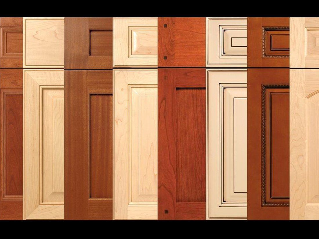 wooden cabinets