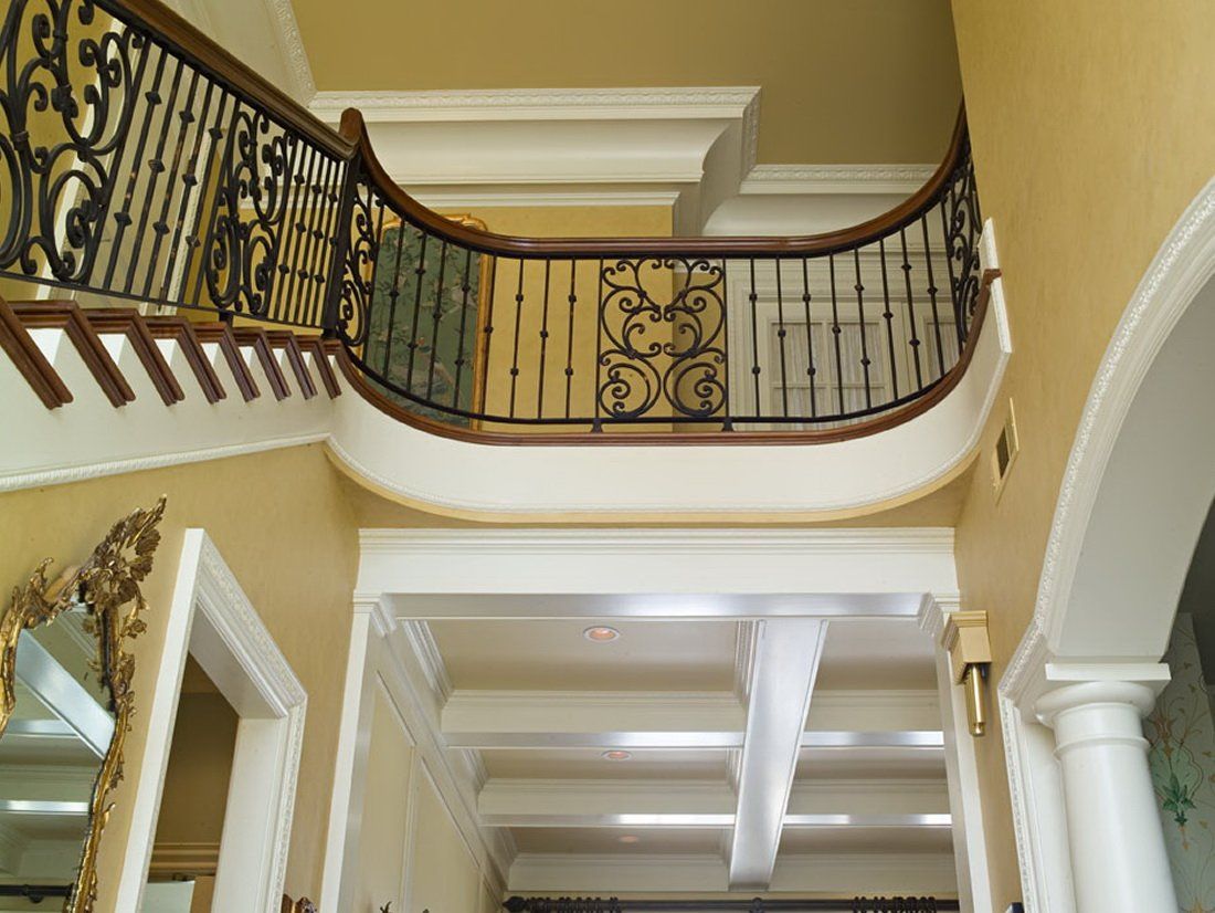 Iron Stair Design in Home
