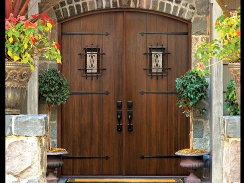 exterior front door to house
