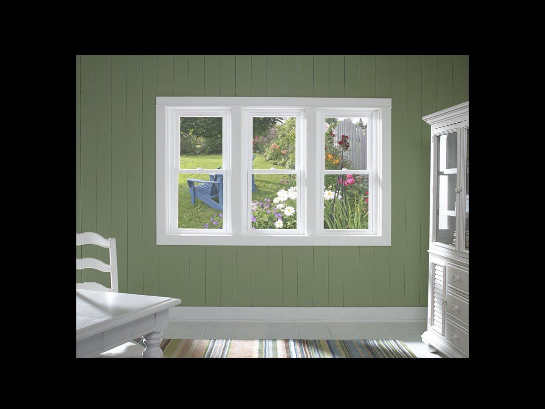 Windows in Home Look Out Into Garden