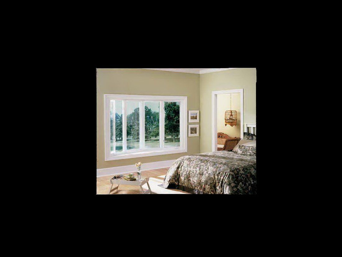 Bedroom with Large Windows