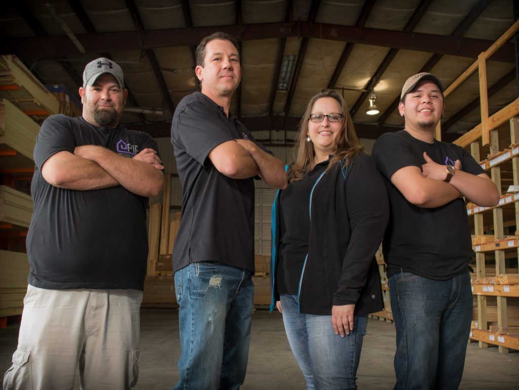 Precision Interior Products' Team in Warehouse