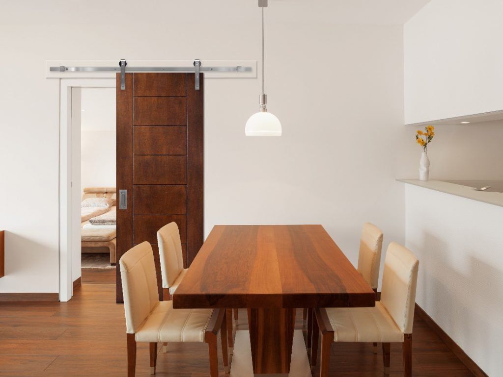 wood sliding door in Woodlands, TX