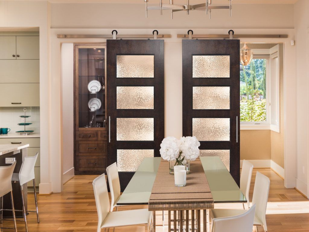 double sliding doors with windows in Conroe, TX