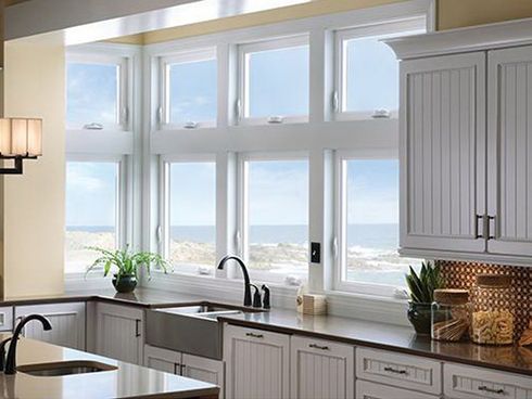 windows in kitchen