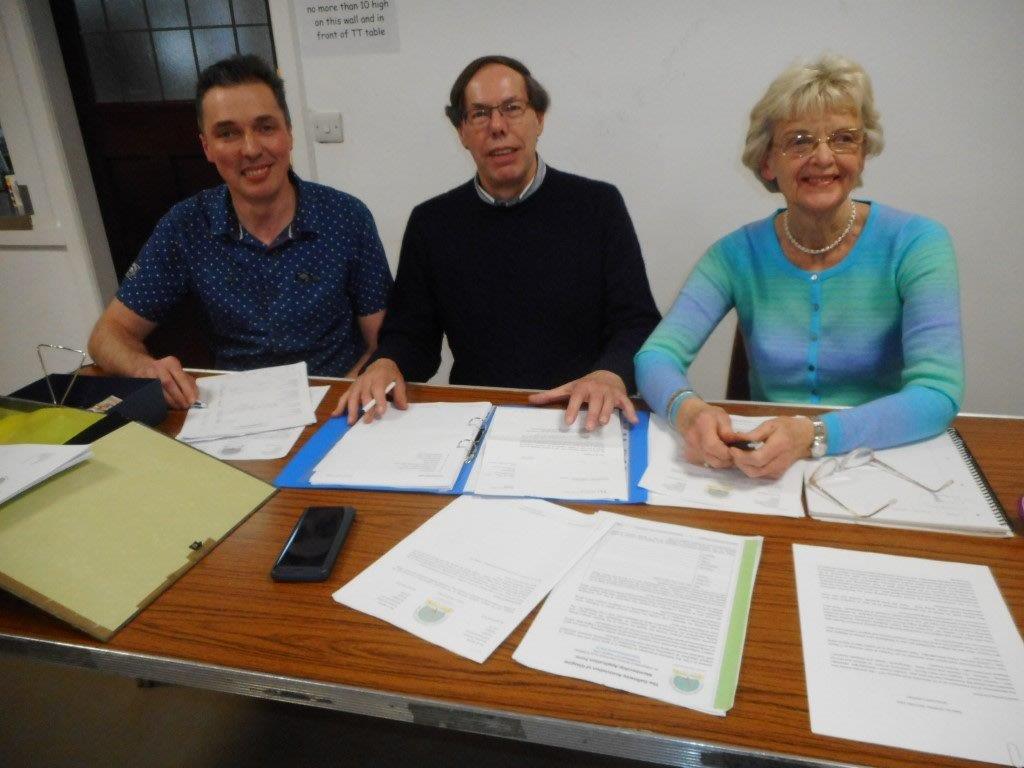 AGM, Trustees Andy Murray, Angus Rex & Anne Rankin
