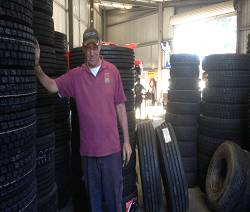 peppers tyres image of founder A man at our tyre shop on the Central Coast