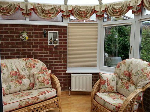 furnished living room