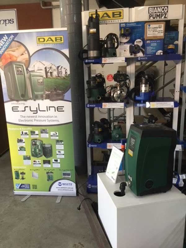 pumps showroom